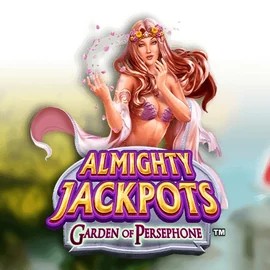 Almighty Jackpots: Garden of Persephone online game logo by Novomatic on wintino-casino.eu