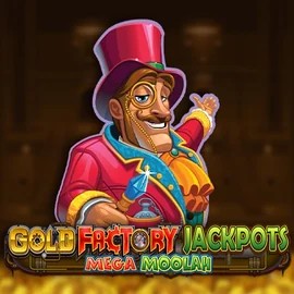 Enjoy Gold Factory Jackpots Mega Moolah by Aurum Signature Studios – logo hosted on wintino-casino.eu