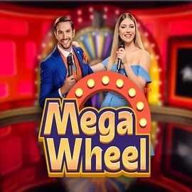 Mega Wheel online game logo by Pragmatic Play on wintino-casino.eu