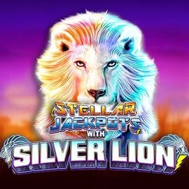 Stellar Jackpots with Silver Lion logo by Lightning Box Game Wintino Casino